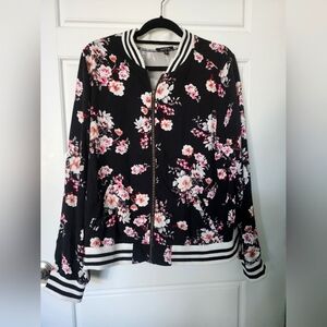 Torrid Floral Bomber Jacket